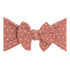 patterned-shabby-knot-putty-white-dot Baby Bling Bows clips headbands - Sophia's StylePATTERNED SHABBY KNOT-